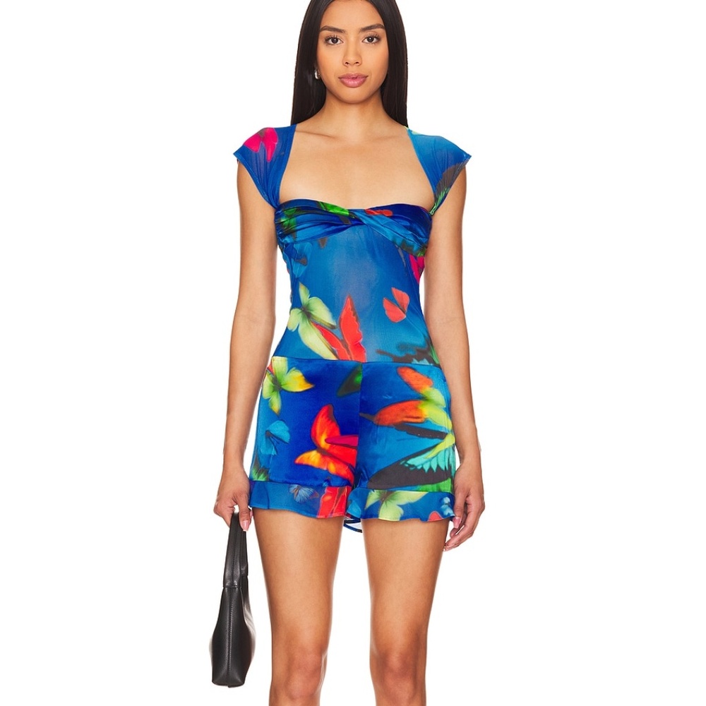 Mirae Louana Romper bleu